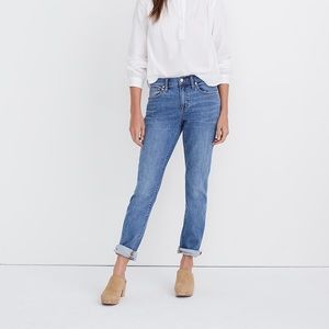 Madewell Slim Boyjean in Willowbrush Wash